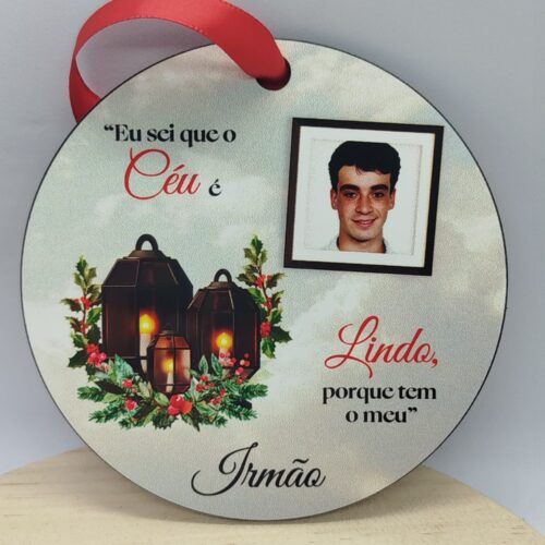 Placa Eterna Saudade